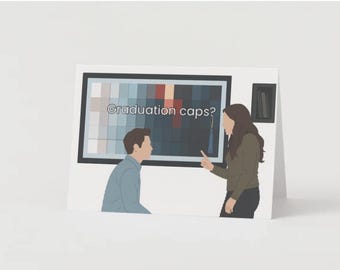 Twilight-Inspired Graduation Card – Graduation Caps Edition