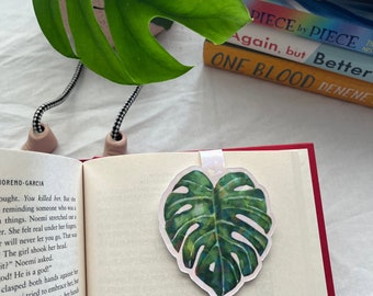 Monstera Leaf Magnetic Bookmark | Plant Lover Gift