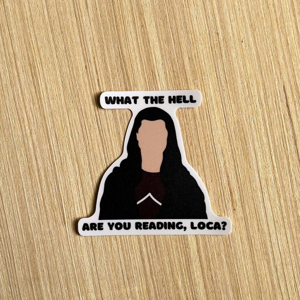 New moon - what the hell are you reading sticker - Jacob Black | vinyl sticker for laptops, water bottles, journals, Kindles, sticker books