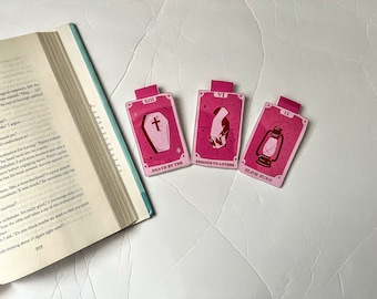 Book Trope Magnetic Bookmark | Death by TBR, Slow Burn