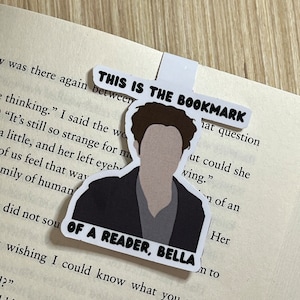 Edward Cullen - 'This is the bookmark of a reader, Bella' magnetic bookmark  | Twilight bookmark | Twilight magnetic bookmark