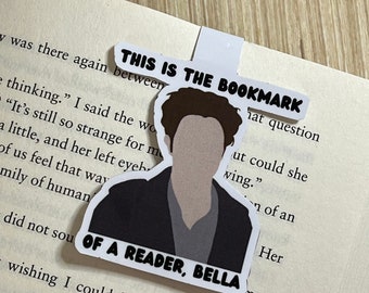 Edward Cullen - 'This is the bookmark of a reader, Bella' magnetic bookmark  | Twilight bookmark | Twilight magnetic bookmark