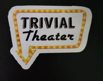 Marquee logo | Trivial Theater