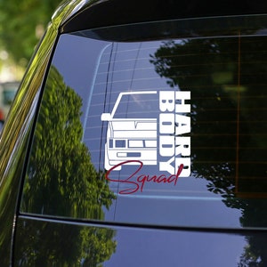HARDBODY Squad Truck Car Decal Sticker for Nissan Hardbody Kingcab d21 JDM