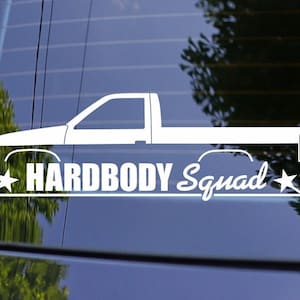 HARDBODY Squad Decal Sticker for Nissan Hard Body Pickup Truck D21 JDM
