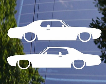 2 calcomanías clásicas rebajadas para Oldsmobile Cutlass Hardtop 1968-1972