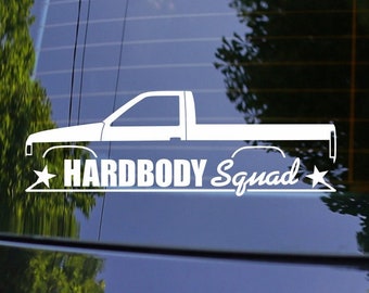 HARDBODY Squad Decal Sticker for Nissan Hard Body Pickup Truck D21 JDM