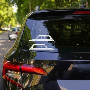 Set mit 2 Auto-Silhouette-Aufklebern für den klassischen Mini Cooper Mk1 Hatchback Bild 2