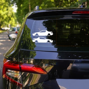 2x Lowered JDM Car Decal Stickers For Honda Civic Del Sol 1992- 1998