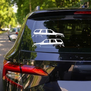 2X Truck Car Silhouette Decal Stickers for Chevrolet Trailblazer SS