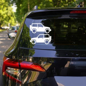 2x 4x4 SUV Decal Stickers for Suzuki Sidekick Vitara 2-Door Hardtop 1989-1998