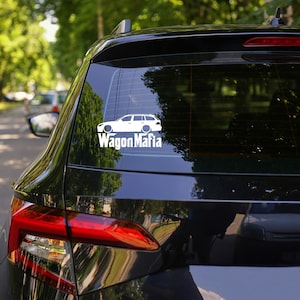 Verlaagde sticker WAGON MAFIA voor BMW E61 M5 Touring 5-serie