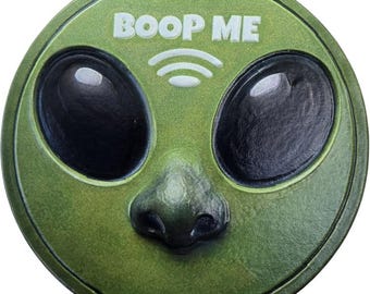 Alien Boop Me WiFi Fridge Magnet Easy Programmable Tap to Connect WiFi NFC Token