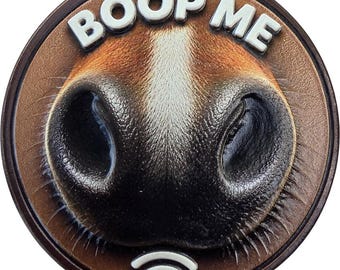 Horse Nose Boop Me WiFi Fridge Magnet Easy Programmable Tap to Connect WiFi NFC Token