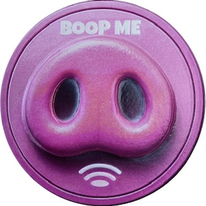 Pig Nose Boop Me WiFi Fridge Magnet Easy Programmable Tap to Connect WiFi NFC Token