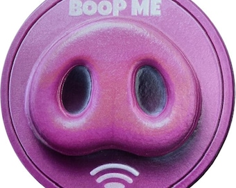 Pig Nose Boop Me WiFi Fridge Magnet Easy Programmable Tap to Connect WiFi NFC Token