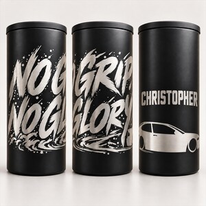 4 in 1 Personalized Tumbler No Grip No Glory for BMW E46 Enthusiast