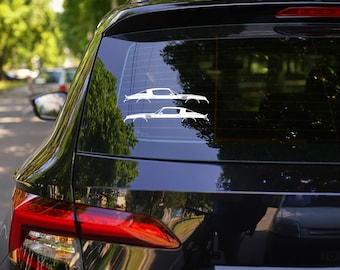 2 calcomanías de silueta de coche clásico para Chevrolet Camaro Z28 de 2.ª generación de 1978 y 1979