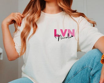 Custom LVN Nurse Shirt: Personalized Vocational Nurse Gift