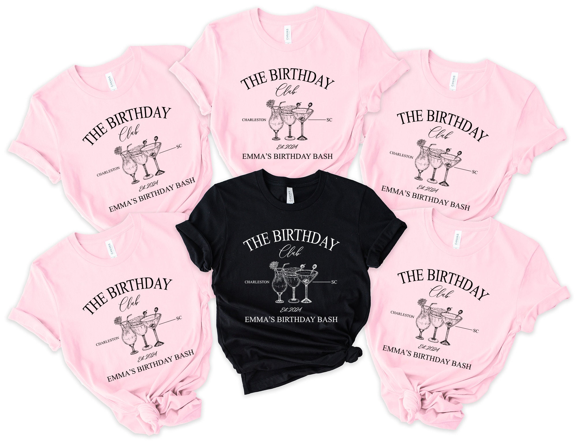 The Birthday Club Shirt Custom Birthday Shirt Birthday Party The Birthday Club Shirt Custom Birthday Shirt Birthday Party
