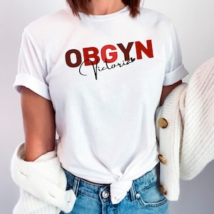 Gepersonaliseerde OBGYN verpleegster shirt, aangepaste OBGYN verpleegster shirt, gynaecologie shirt, OBGYN verpleegster cadeau, gynaecoloog cadeau, verpleegkundige waardering shirt