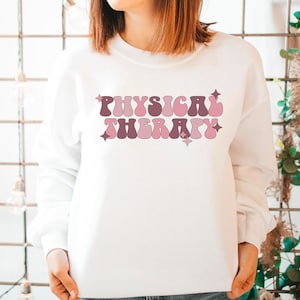 Physiotherapie Sweatshirt: Retro Therapeut Geschenk