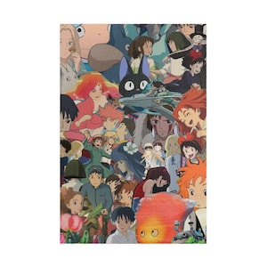Studio Ghibli Anime Puzzle, My Neighbor Totoro Inspired, Challenging Jigsaw Game, Gift For Adults