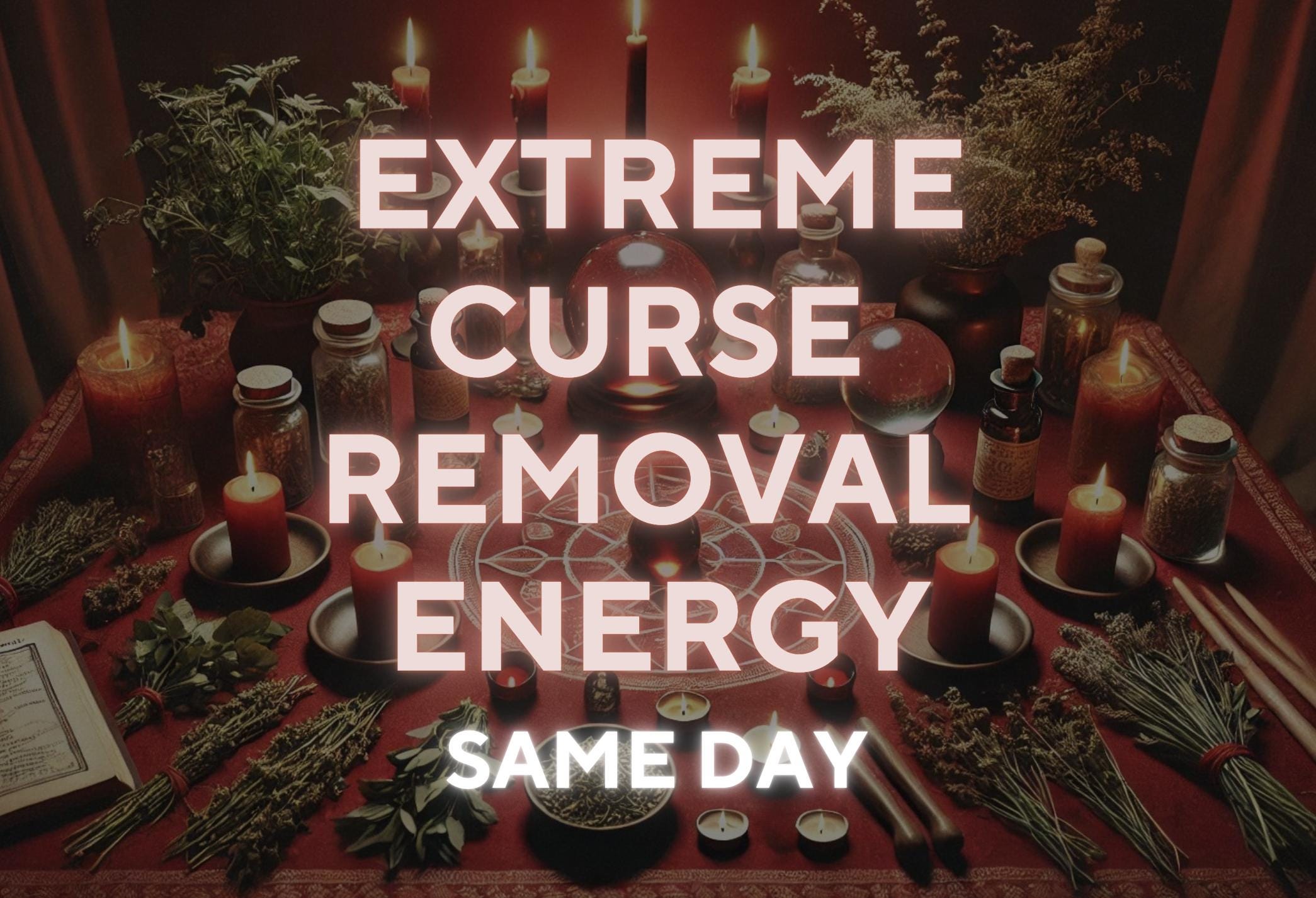 Curse Removal | Energy Clearing for Negative Influences, Hex Removal, Spiritual Cleanse, Aura Cleanse, Evil Eye Removal, Black Magic Removal