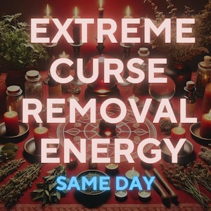 Curse Removal | Energy Clearing for Negative Influences, Hex Removal, Spiritual Cleanse, Aura Healing, Evil Eye Removal, Black Magic Removal