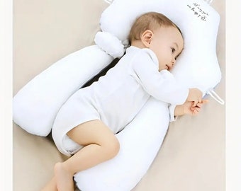 Baby Headshaping Pillow Made with 100% Organic Cotton. Cool Mesh. Side Pillow