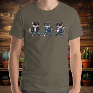 Squirrel T-shirt Cute Gift for Squirrel Lovers Squirrel Mafia Tee Funny Squirrel Shirt Gift for Animal Lovers