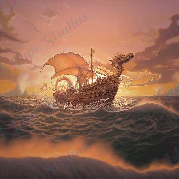 Narnia - Narnia poster - Digital print - Voyage of the Dawn Treader