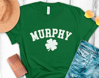 Personalized Irish T-Shirt, Family Name Shirt, Family tshirt, Irish Tshirt, Shamrock Shirt, St Paddy's Day Shirt