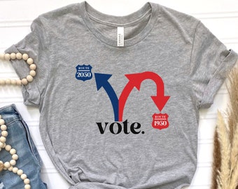Vote T-Shirt, Vote Shirts, Political Shirt, Election Shirt, Voter T-Shirt, 2024 Election, Election Apparel, Voting Rights Shirt