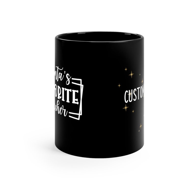 Personalized Christmas Mug for Teacher Custom Teacher Gift Etsy