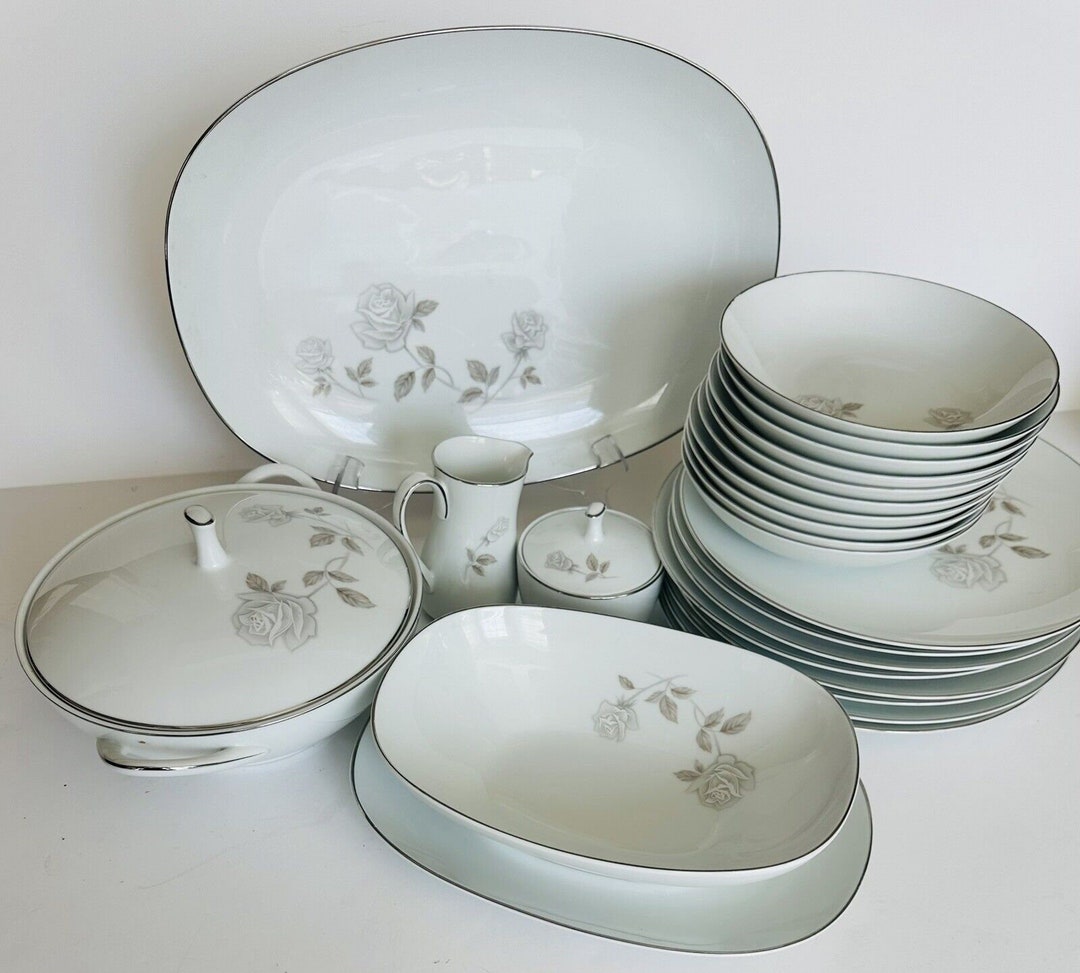 Noritake Ivory China 花柄皿 6枚セット(沖縄離島販売不可)