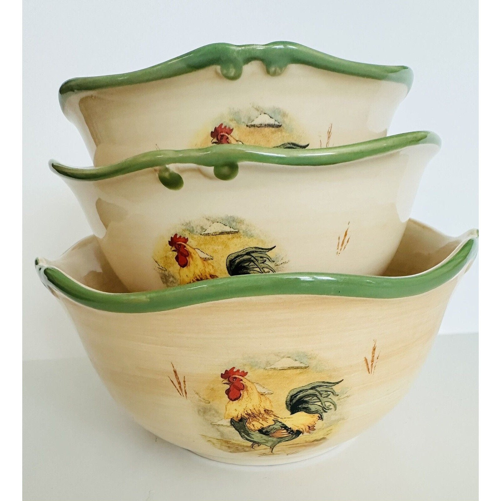 Gibson rooster dinnerware outlet