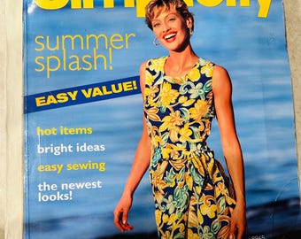 Simplicity_ Easy to Sew Pattern Book _Vintage Summer Catalog_1995