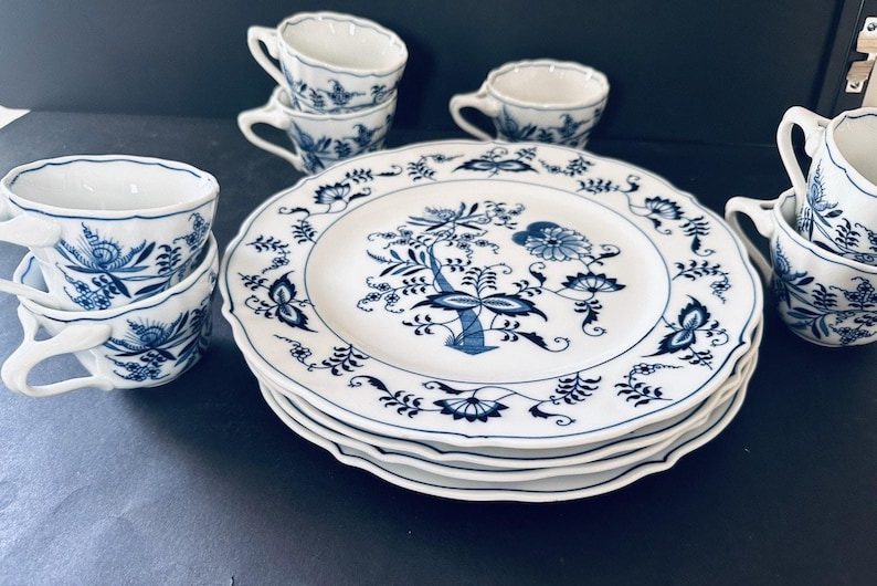 Blue Danube Japan 10 3/8" Dinner Plates and Cups_ Backstamp - Etsy