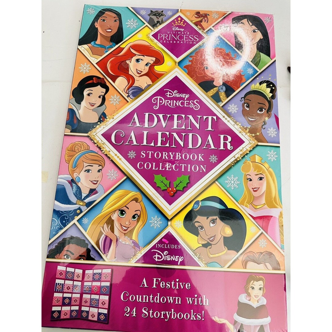 New Disney Princess Storybook Collection Advent Calendar With 24