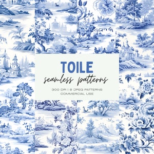 Toile naadloze printpatronen, digitale antieke achtergronden, commercieel gebruik digitaal scrapbookpapier, ongewenste dagboekpagina's JPG, Chinoiserie