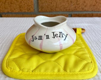Holt Howard Jelly Jar Bottom Only | Pixieware Replacement Parts Jam n Jelly Jar 1958 Kitsch Cute MCM