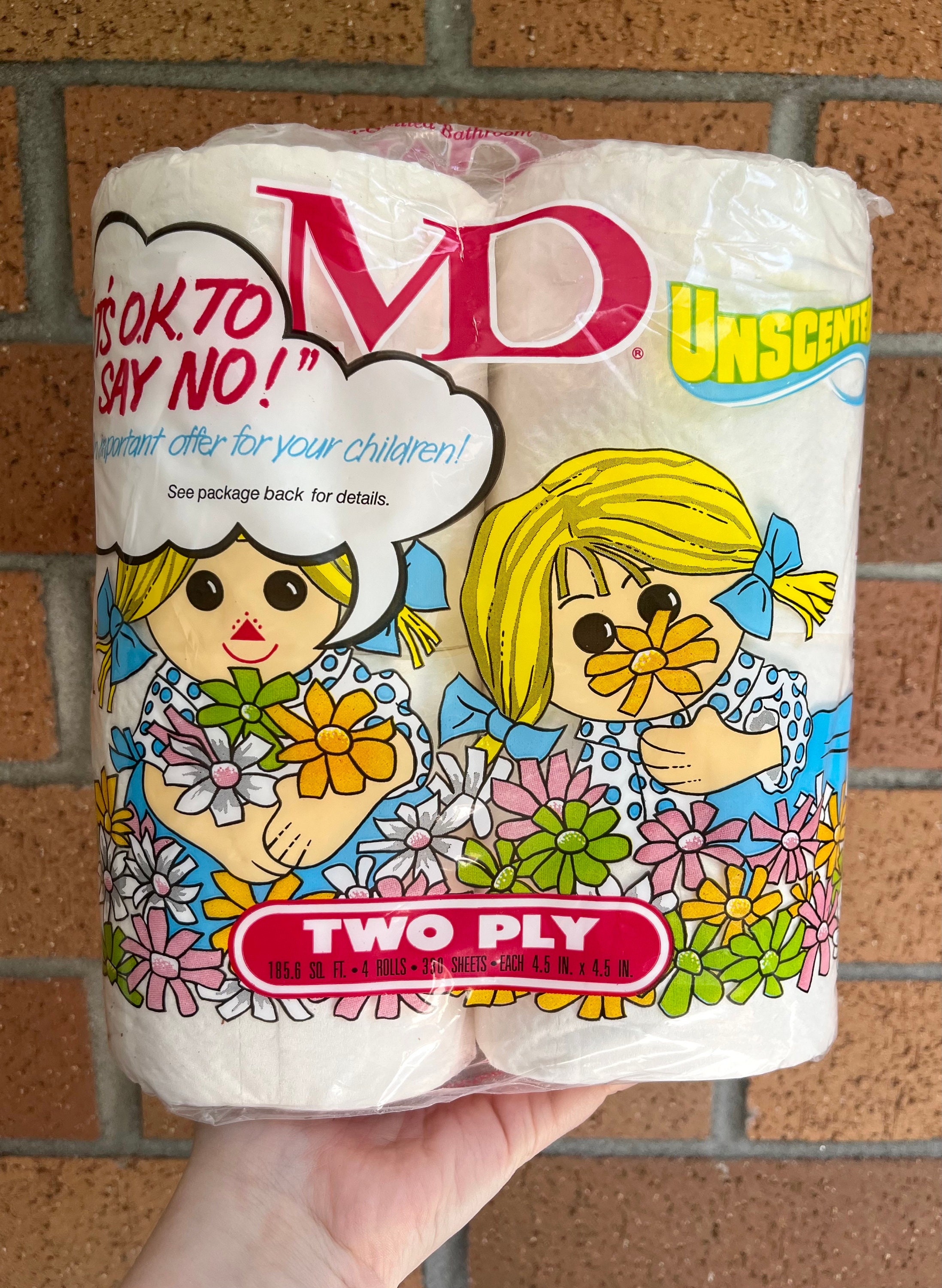 NOS Vintage MD Brand Toilet Paper | Bathroom 60s 70s 80s Kitsch Groovy ...
