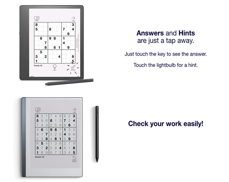 Krazydad Classic Sudoku, CHALLENGING Volume 1: 200 grilles de Sudoku pour Kindle Scribe ou Remarkable 2 image 4