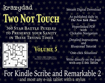 Krazydad Two Not Touch Volume 5 for Kindle Scribe or Remarkable 2