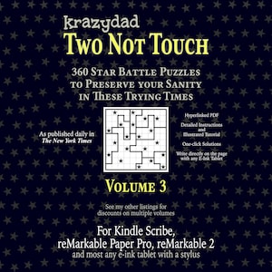 Krazydad Two Not Touch Volumen 3 para Kindle Scribe o Remarkable 2