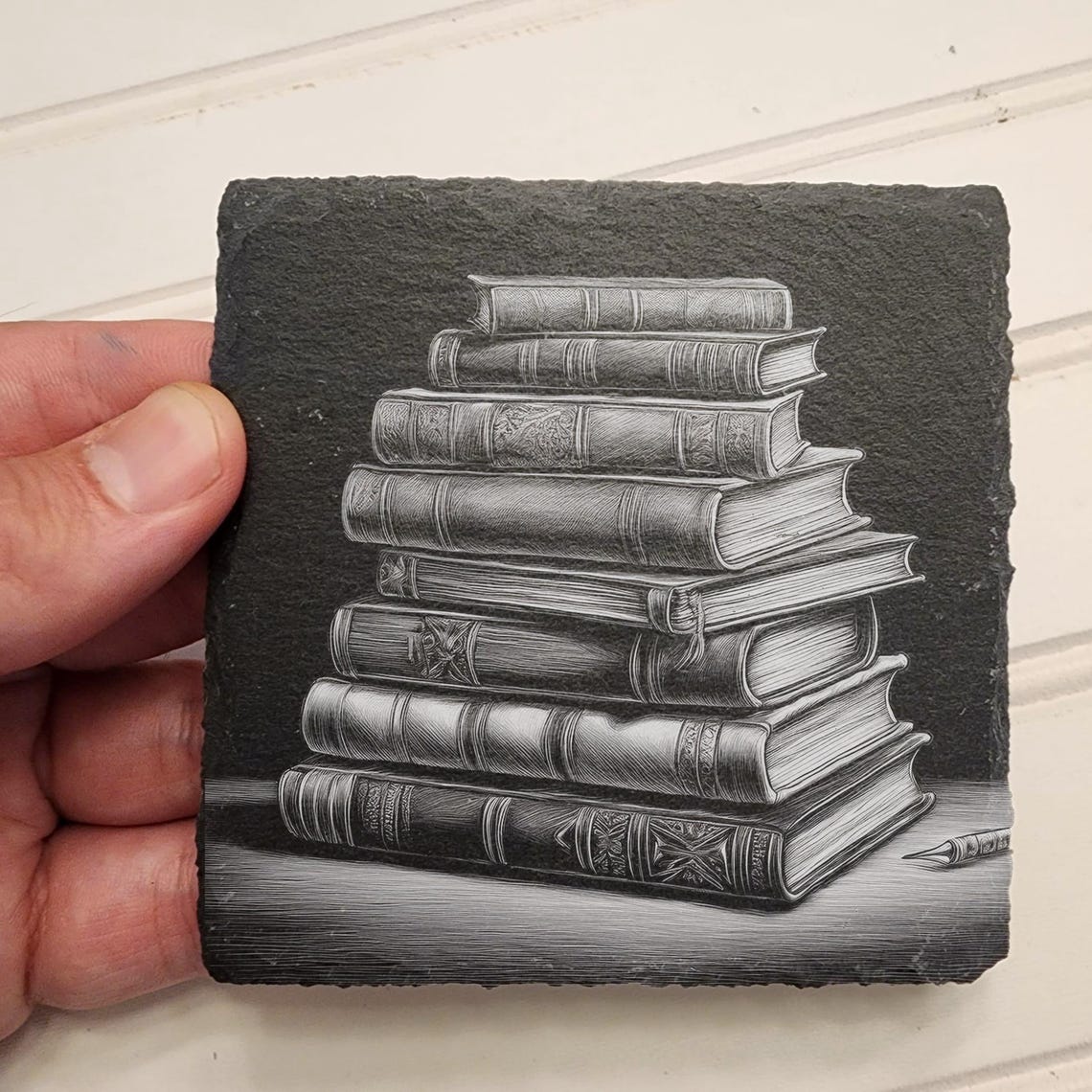 9 Book Lovers Digital Files for Laser Engraving 4x4