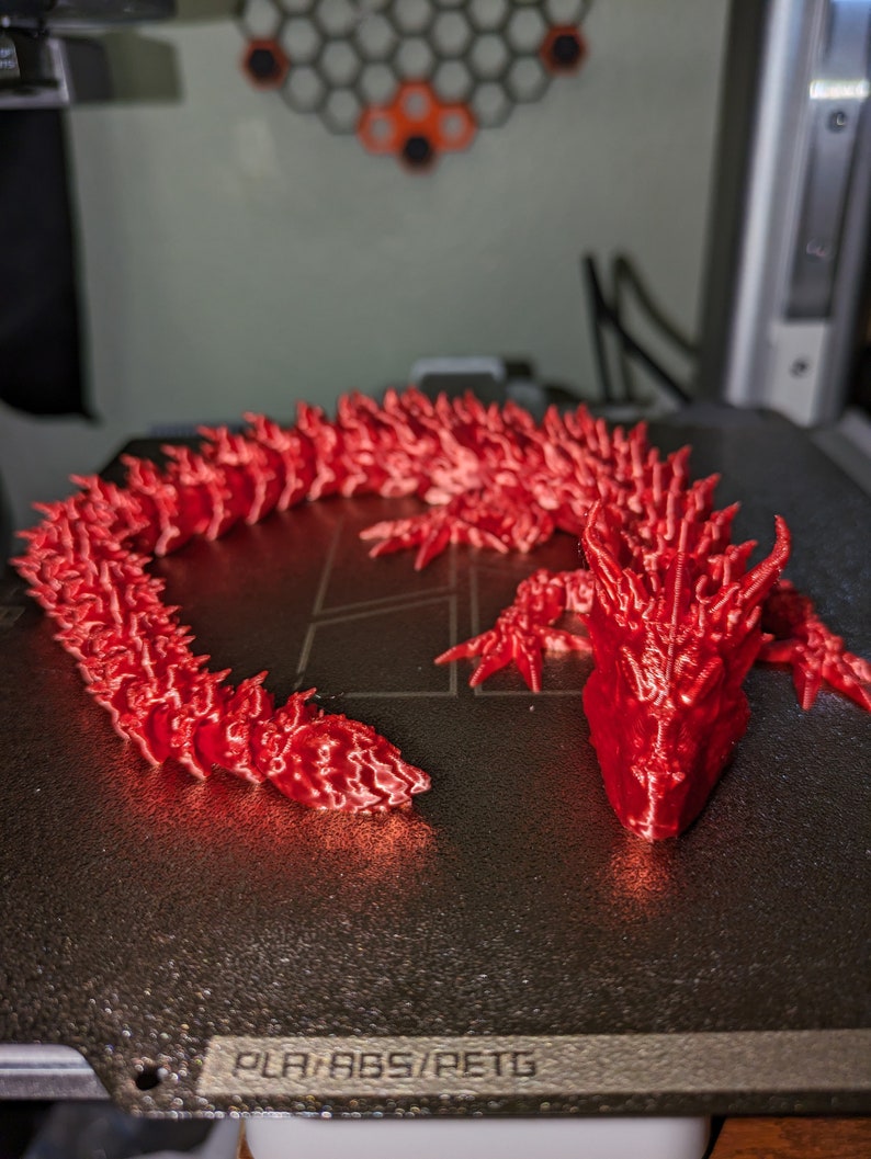 Articulated Dragon 3D Print- Multiple Styles - Etsy