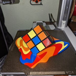 Melting Rubik's Cube - 3D Print - Etsy