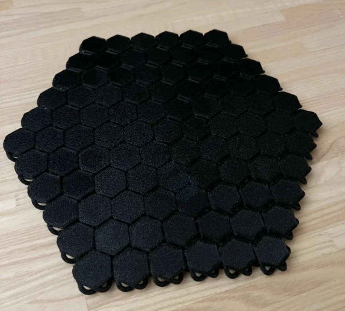 Nasa Chainmail Fabric Flexible 3D Print - Etsy